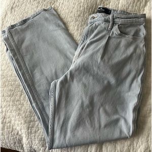 Hollister dad jeans light wash